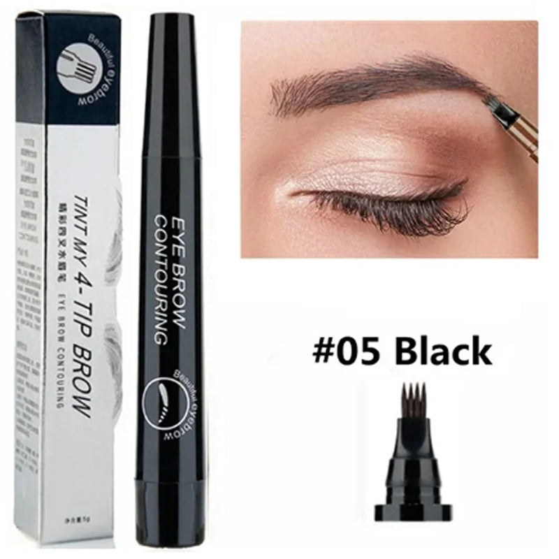 4 Points Waterproof Eyebrow Pen